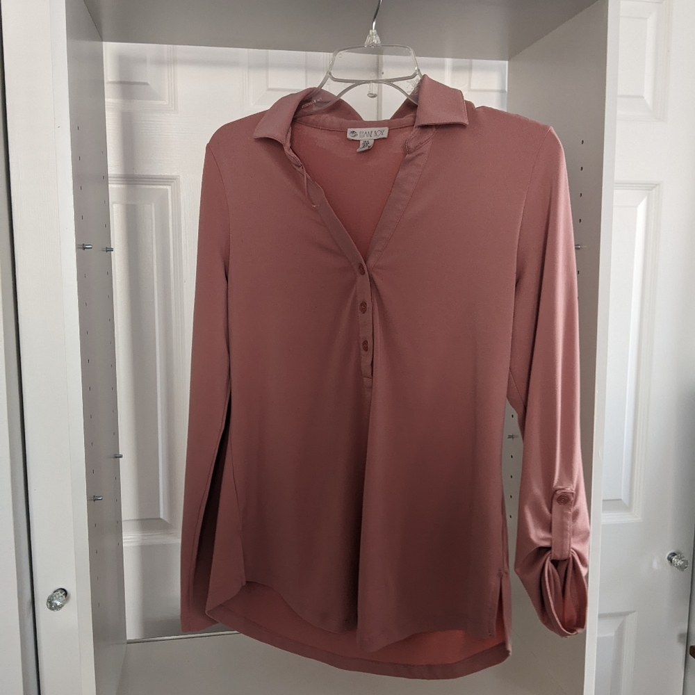Blouse by Elaine Rose, xs, pink